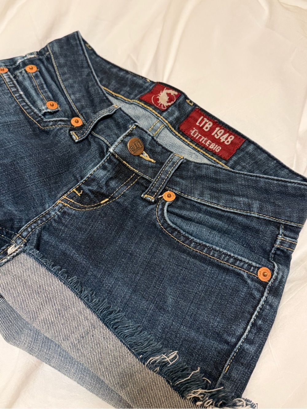 Low Rise LTB 1948 Dark Blue Women’s Denim Shorts
